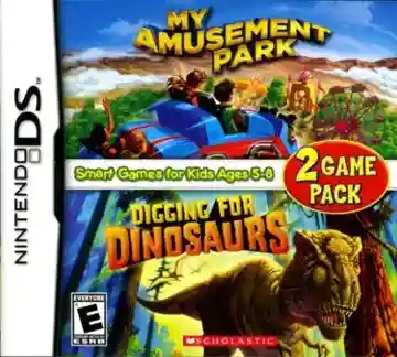 2 Game Pack - My Amusement Park + Digging for Dinosaurs (USA)-Nintendo DS